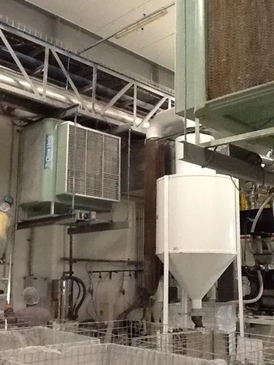 Climatizador de ar evaporativo industrial