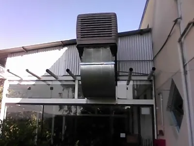 Climatizador industrial de teto